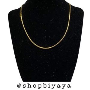 Danecraft Primavera Italy 24K Gold Over 925 Sterling Silver Necklace Wife Gift